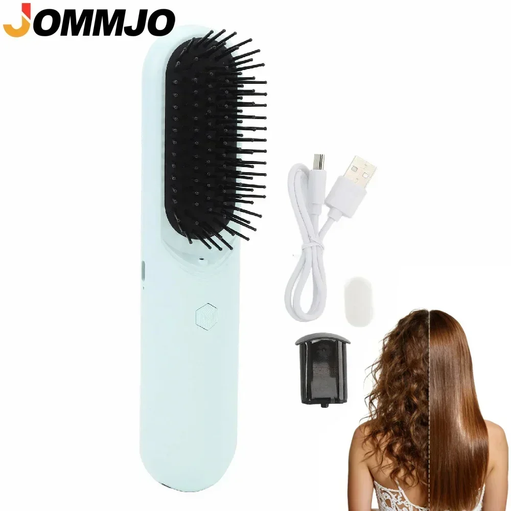 Hair Straightener - Steam Electric Hair Straightening Brush, Air