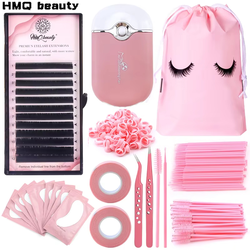 Beauty Makeup Kit - 268PCS Eyelash Extensions Kit Brushes Set