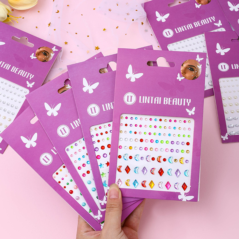 Beauty In Makeup - Hot Selling Face Gems Stickers Self