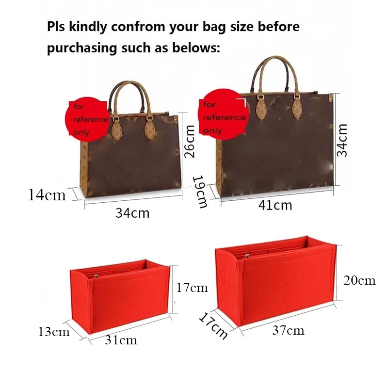 Felt Cloth Insert Bag Fits BOO - Ysl Beauty Makeup Bag review and price