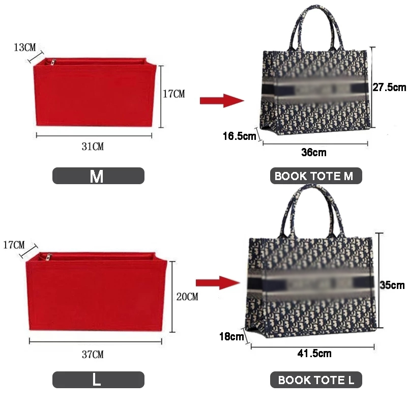 Felt Cloth Insert Bag Fits BOO - Ysl Beauty Makeup Bag review and price
