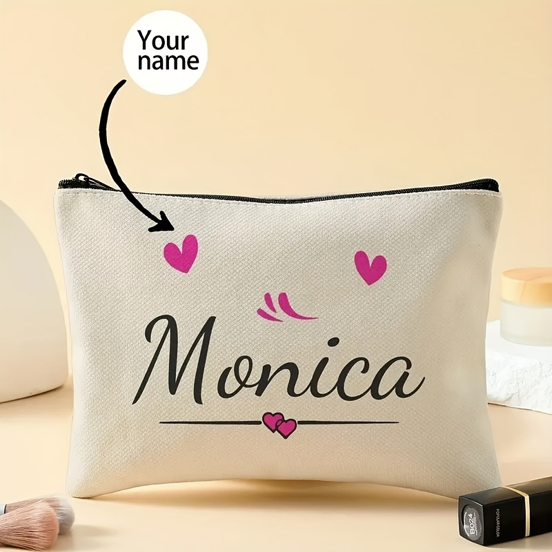 Personalized Zipper Makeup Bag - Beauty Makeup Names review and price