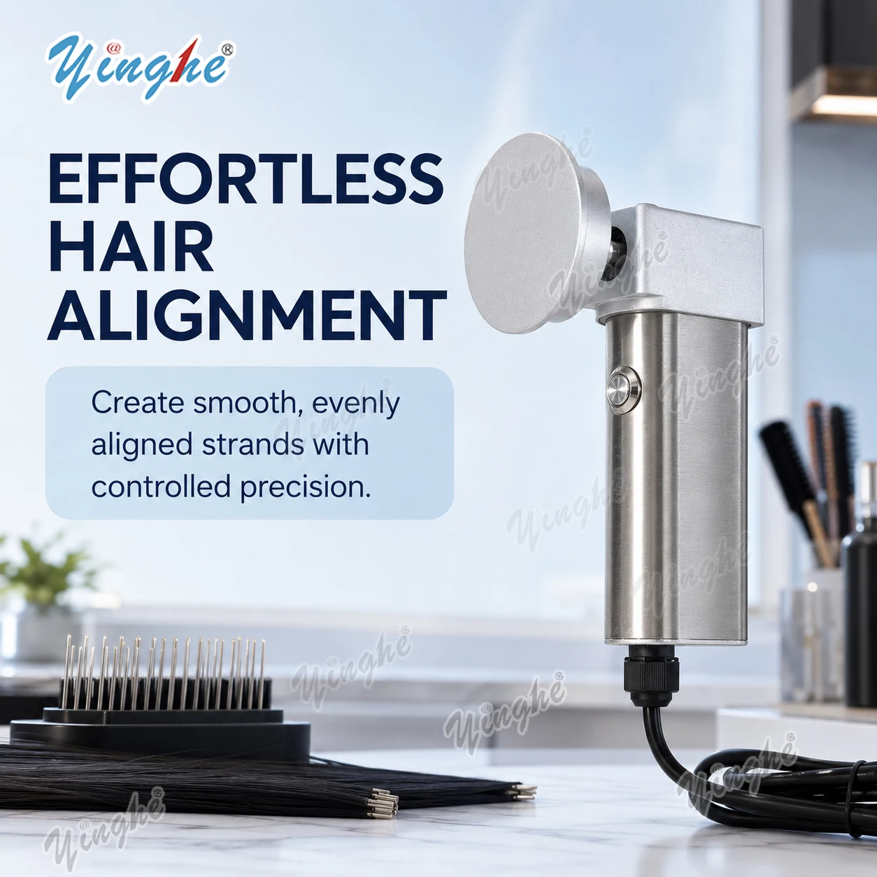 Professional Auto Hair Aligner - Hair Straightener review and price