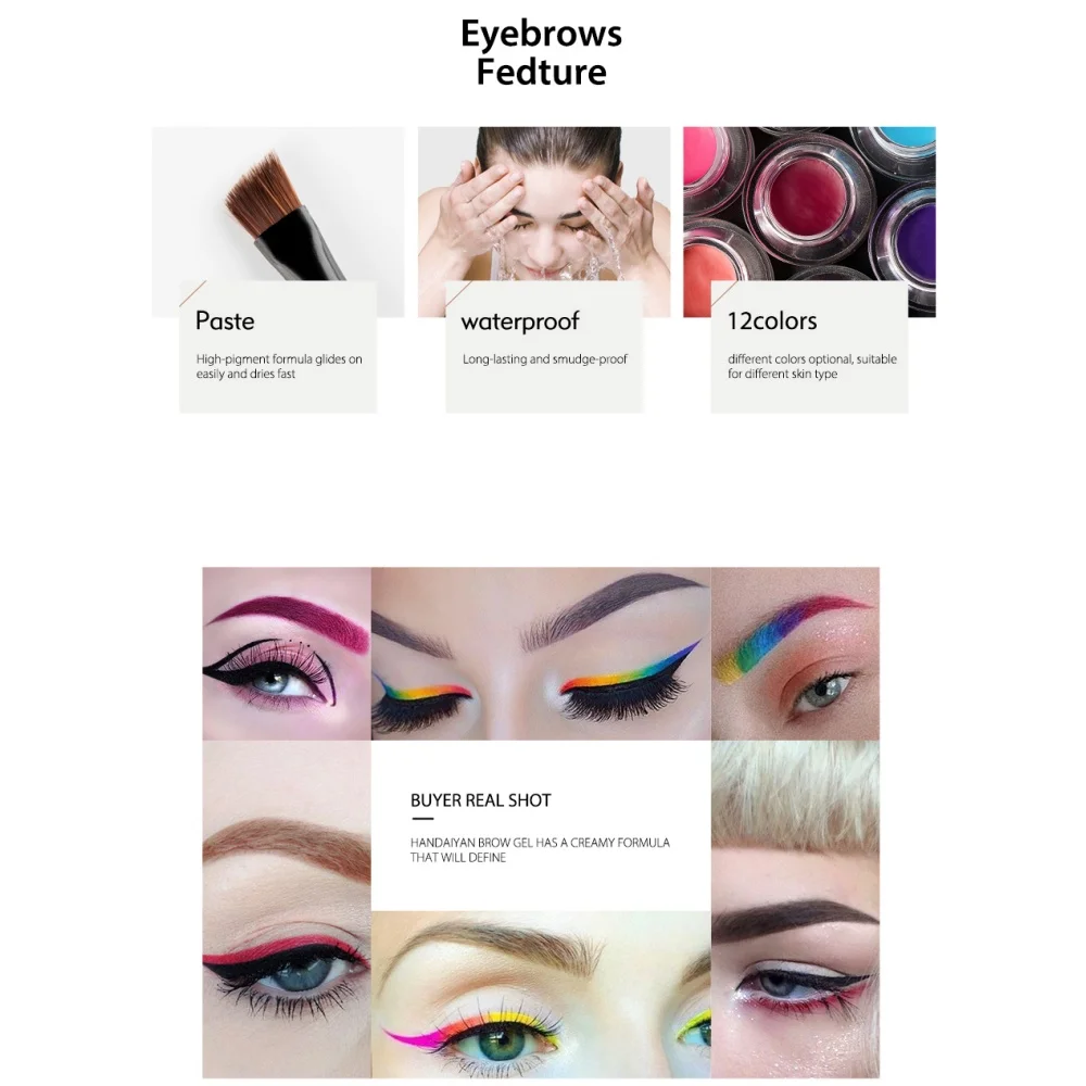 HANDAIYAN Colorful Eyebrow Cre - Bb Cream Tinted review and price
