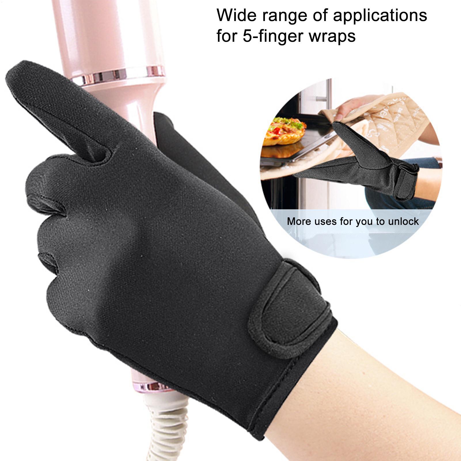 1PC Heat Resistant Finger Glov - Hair Straightener review and price
