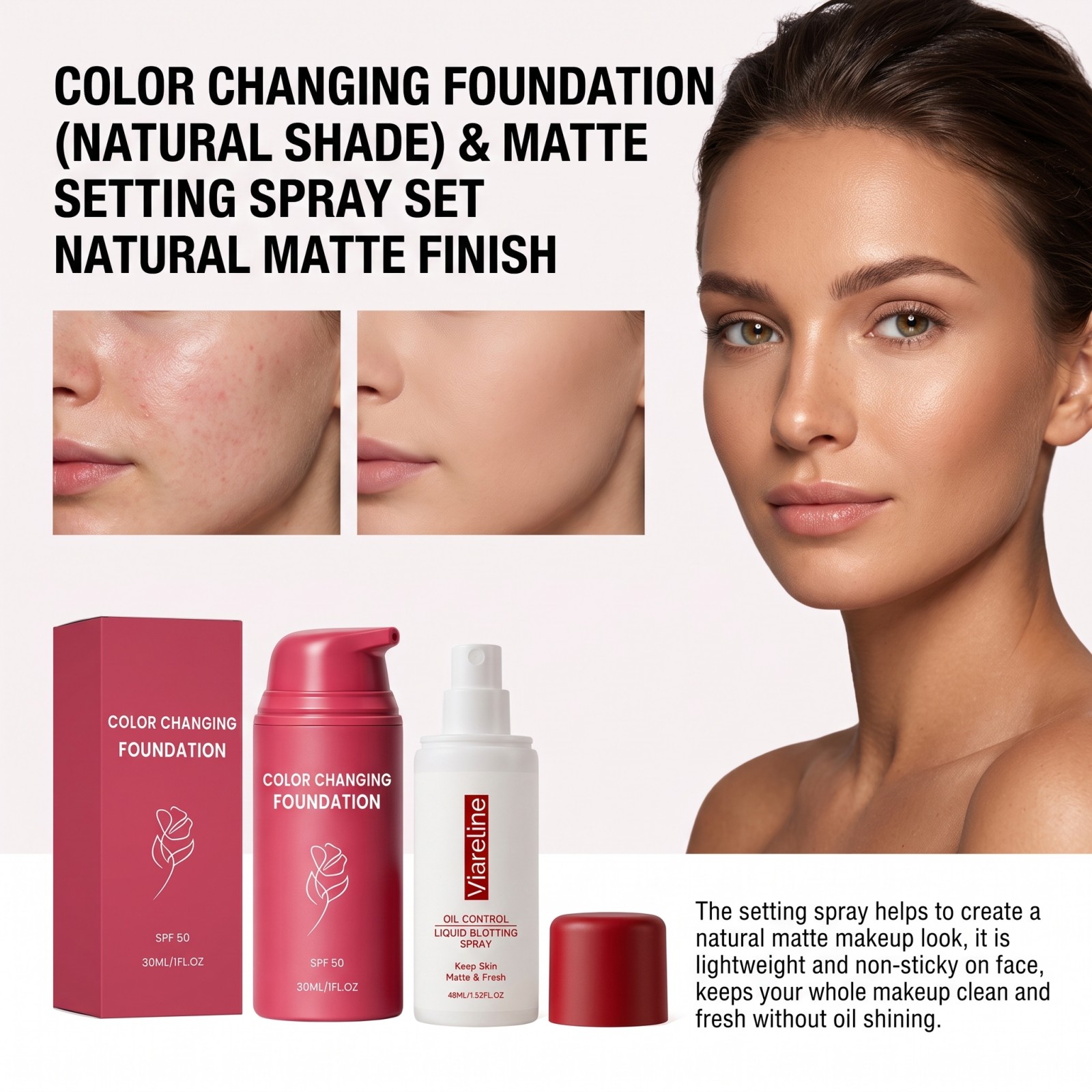 Thermal Color Changing Foundat - Makeup Fixing Mist review and price
