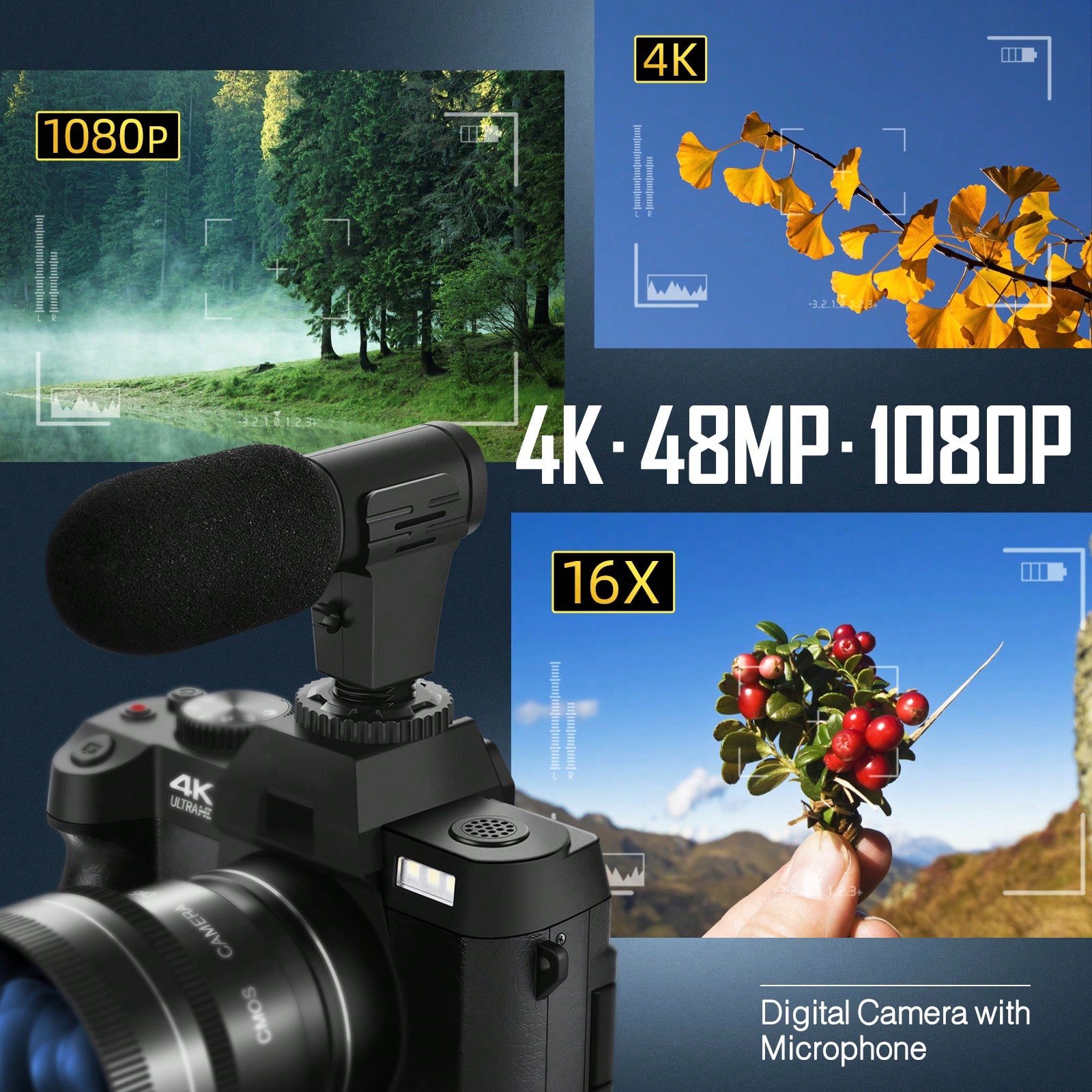 4K Digital Cameras For Photogr - Beauty Makeup App review and price