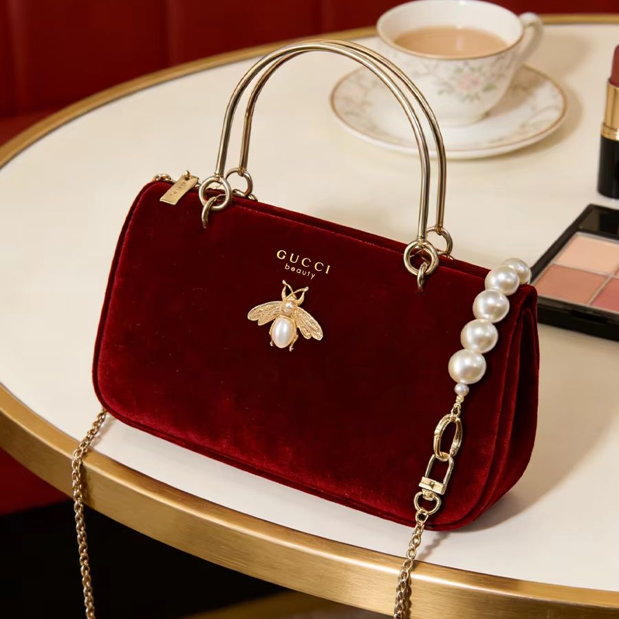Gucci’s Bag Women Medium Wine  - Ysl Beauty Makeup review and price