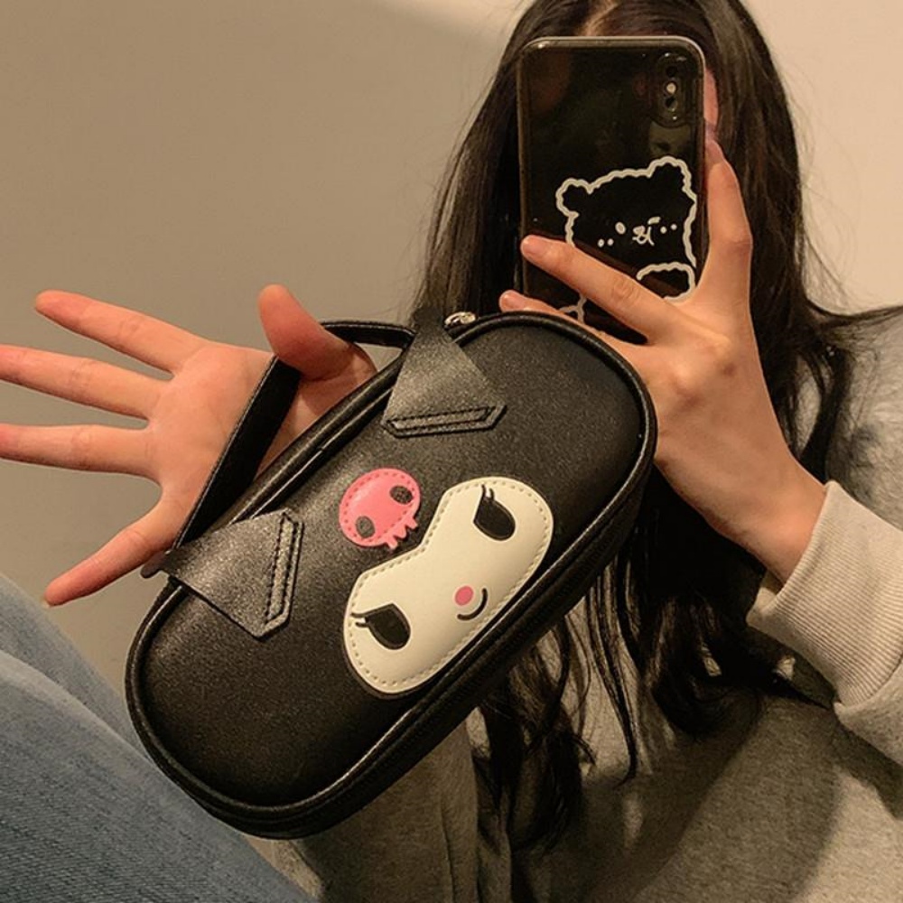 Genuine Sanrio Kuromi Black PU - Beauty Makeup Edit review and price
