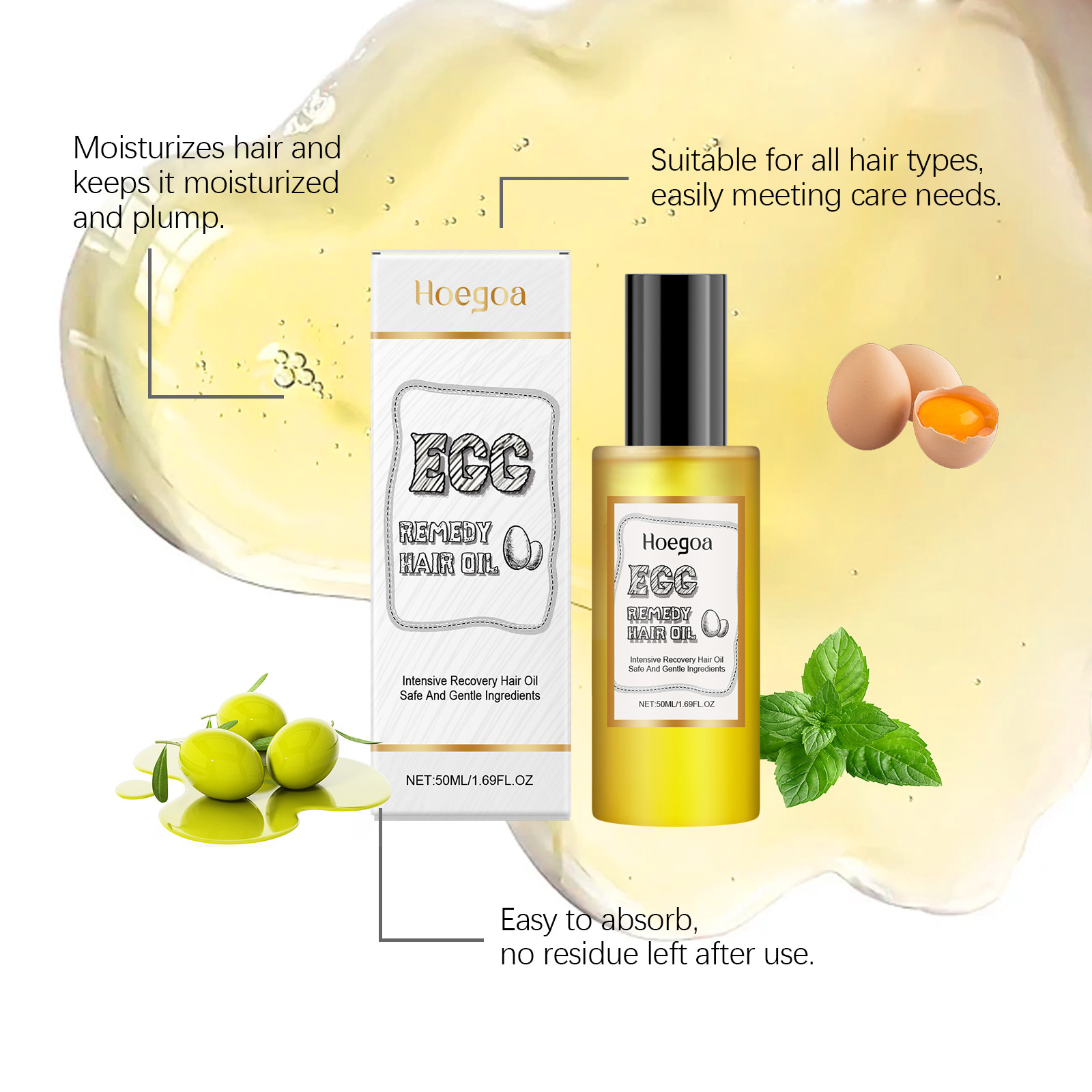 Egg Remedy Hair Oil Restore So - Hair Straightener review and price
