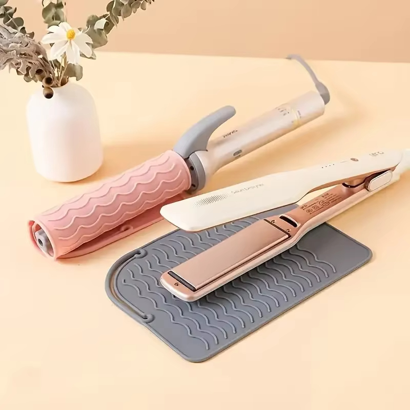 Silicone Heat Resistant Mat fo - Hair Straightener review and price