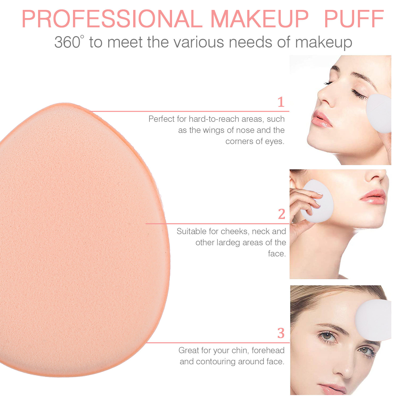 20Pcs Dry Wet Dual Use Powder  - Beauty Zone Makeup review and price