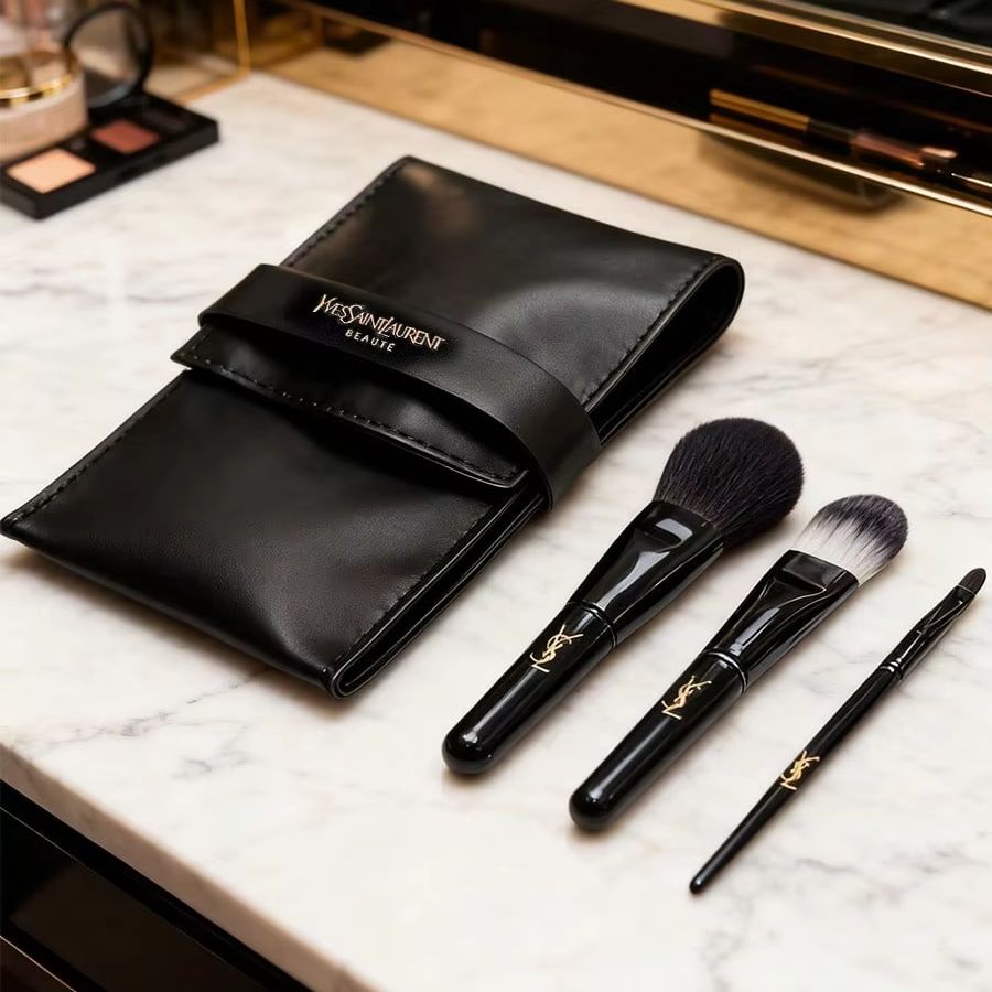 YSL Portable Makeup Brush Set  - Ysl Beauty Makeup review and price
