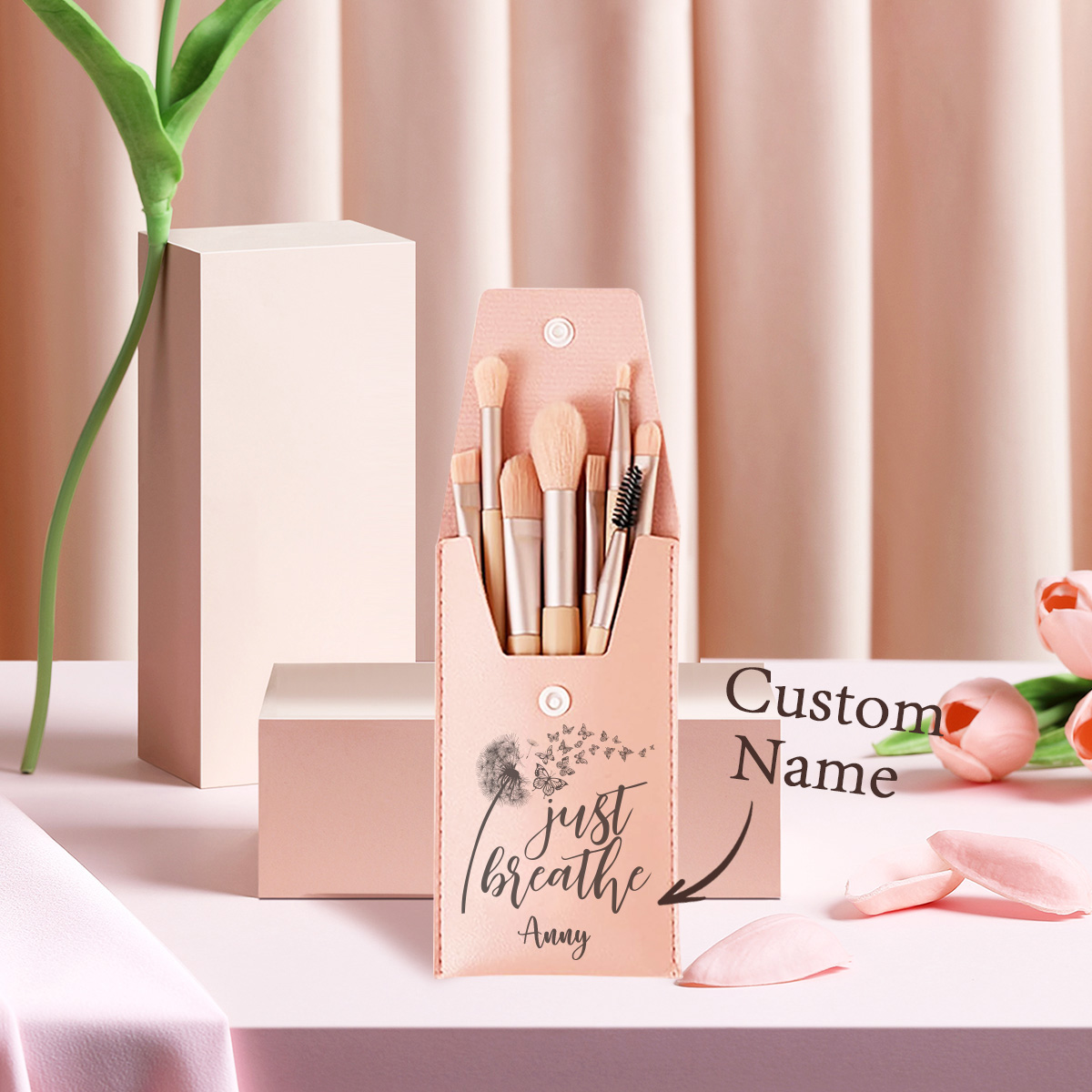 1pc Custom Name Makeup Brush,  - Beauty Makeup Names review and price