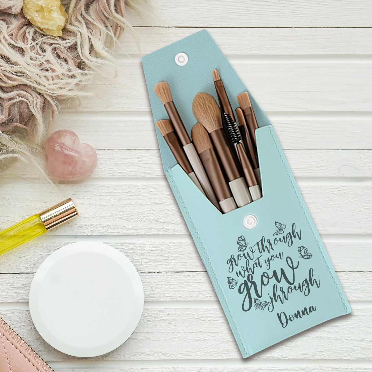 1pc Custom Name Makeup Brush,  - Beauty Makeup Names review and price