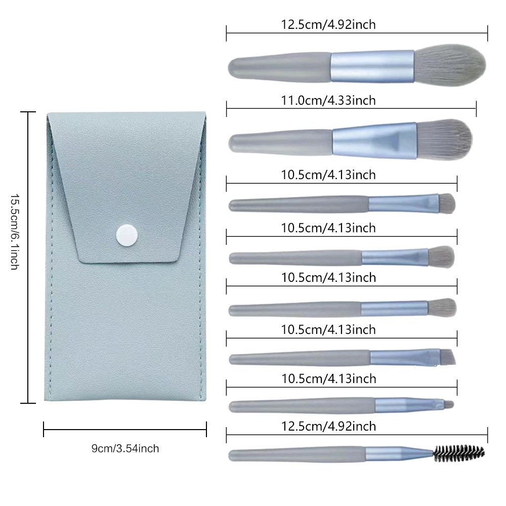 8pcs Makeup Brush Set with Sto - Beauty Makeup Names review and price